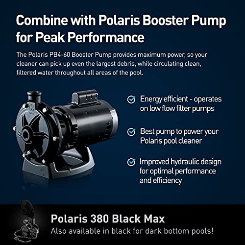 Polaris Vac-Sweep 380 Pressure Inground Pool Cleaner White and Blue