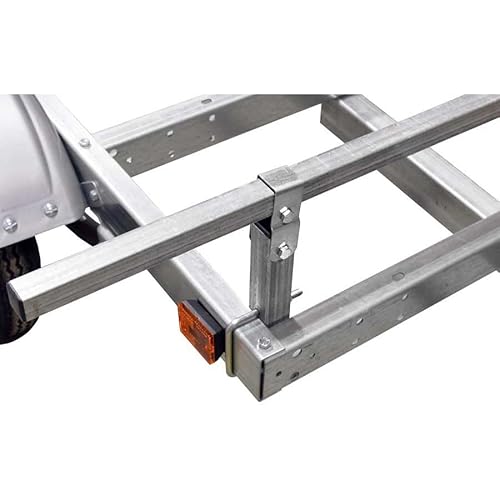 Malone EcoLight 2-Boat J-Rack Kayak Trailer Package Silver