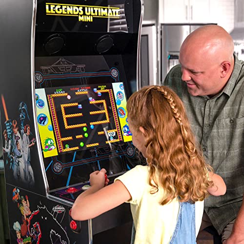 AtGames Legends Ultimate Mini Arcade Machine 150 Games WiFi HDMI Bluetooth Black
