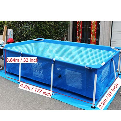 FFCJJDS Ultra Frame Swimming Pool Set with Filter Pump, Ladder & Pool Cover