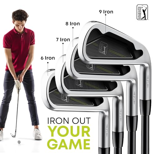 PGA TOUR P1 Extreme 16-Piece Junior Golf Club Set Green/Black