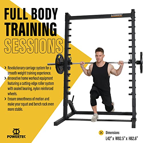 Powertec Fitness Roller Smith Machine Black