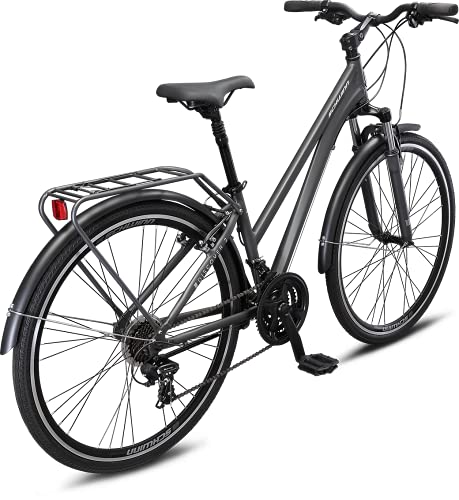 Schwinn Discover 2 Adult Hybrid Bike 700c 21-Speeds Matte Grey