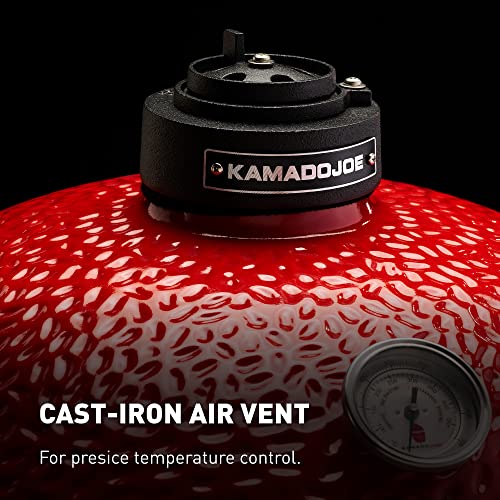 Kamado Joe Big Joe Series I 24-Inch Ceramic Charcoal Grill and Smoker Blaze Red