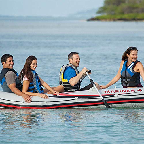 Intex Mariner 4-Person Inflatable Dinghy Boat and Oars Set
