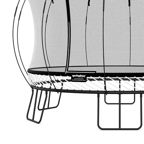 Springfree Large Oval Trampoline 8x13 ft Black