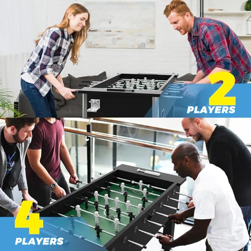Godora Outdoor Foosball Table Adult Size Black
