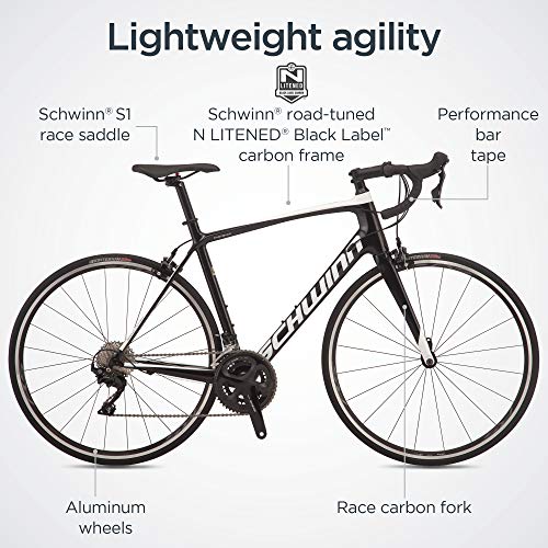 Schwinn Fastback Carbon Road Bike Matte Black