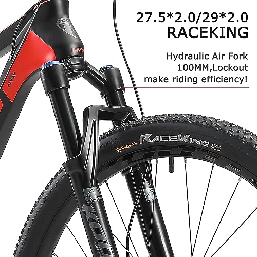KOOTU Mountain Bicycle Deck 6.1 Carbon Fiber Black