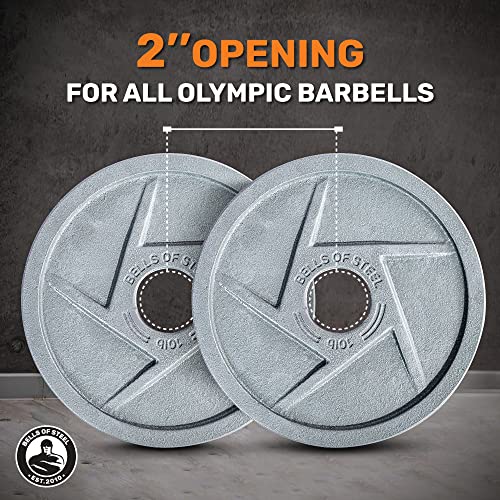 Bells of Steel Cast Iron Weight Plates Gray