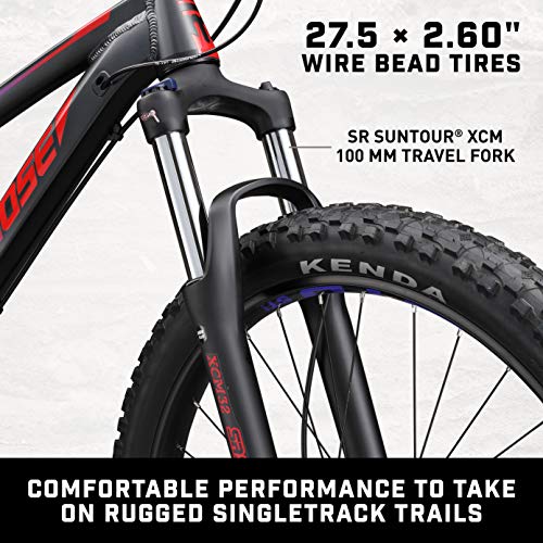 Mongoose Tyax Comp Mountain Bike Tectonic T2 Aluminum Frame Black