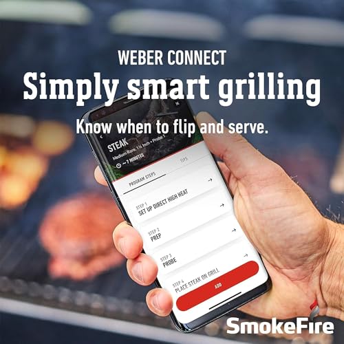 Weber SmokeFire EX6 (2nd Gen) Wood Fired Pellet Grill Black