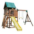 Swing-N-Slide Altamont Wooden Swing Set with Slide & Swings Yellow