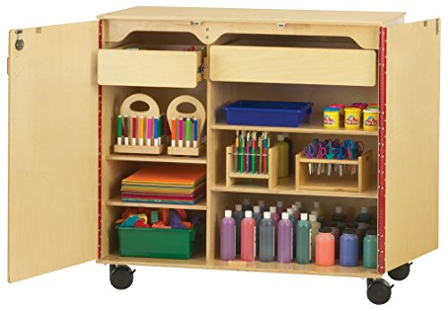 Jonti-Craft Mega Supply Cabinet Yellow