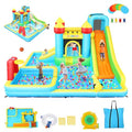 AKEYDIY Inflatable Bounce House Water Slide Bright Color
