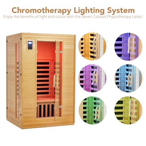 Garvee 2024 Upgrade 2 Person Infrared Sauna Wood