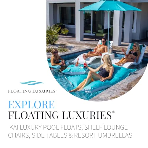 Floating Luxuries Kai Shelf Lounger Set of 2 Arctic White