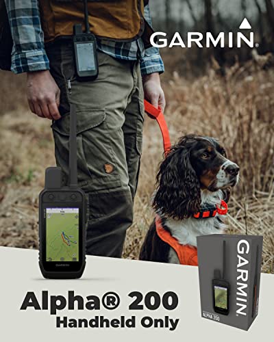Wearable4U Garmin Alpha 200 Handheld Dog Tracker with Power Pack Bundle