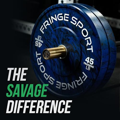 FringeSport Bumper Plates Set - Tie-Dye Tiger Stripe