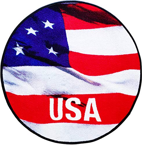 Team Tables United States Hockey Table Black Table Top with United States Puck Mat