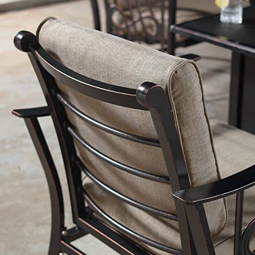 Oakland Living Outdoor Club Deep Seating Rocking Chairs Set of 4 Antique Copper