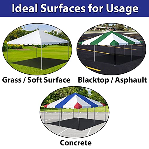 TentandTable 10' x 20' Heavy Duty Canopy Tent Blue