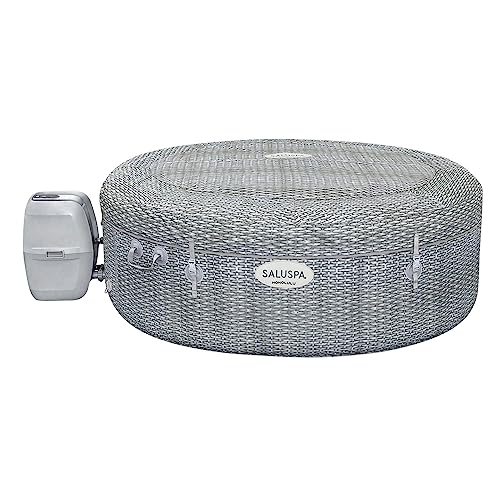 Bestway SaluSpa Sun Shade Canopy with Honolulu Inflatable Hot Tub Honolulu