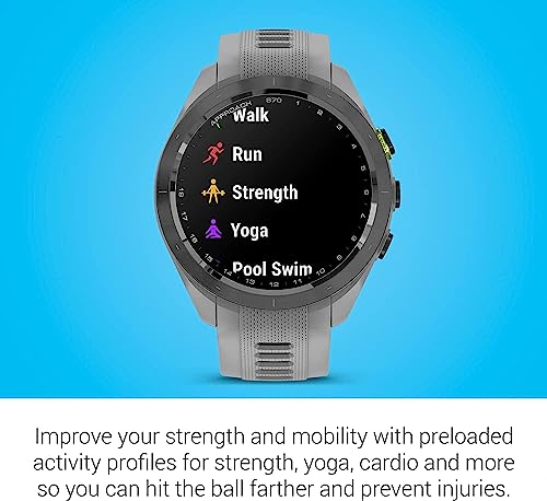 Garmin Approach S70 Premium GPS Golf Watch Black