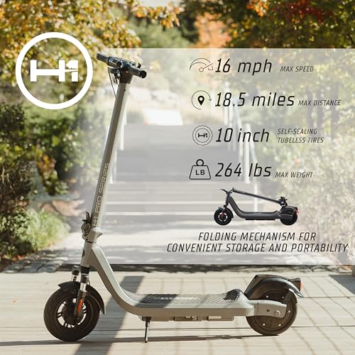 Hover-1 H-1 Pro Series Ace R350 Foldable Electric Scooter Grey