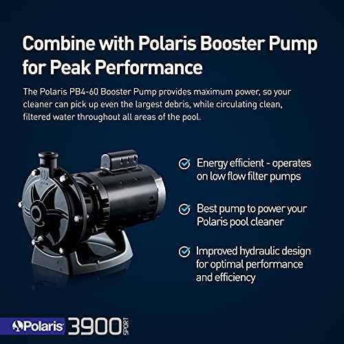 Polaris Vac-Sweep 3900 Sport Pressure Inground Pool Cleaner Blue Black Gray