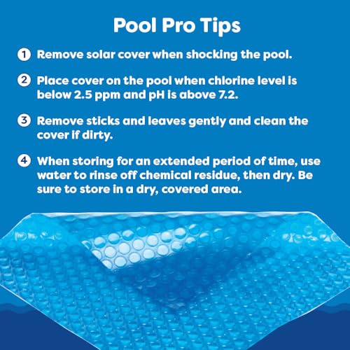 In The Swim Ultra Silver Rectangle Solar Pool Cover 24' x 40' 16 Mil