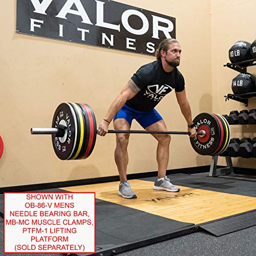 Valor Fitness BPP-270B Bumper Plate 270 lb Set