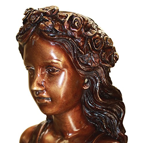 Design Toscano Maiden Garden Statue Cast Bronze
