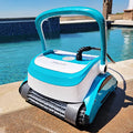 XtremepowerUS Automatic Robotic Pool Cleaner with Extra-Large Filter Basket, White