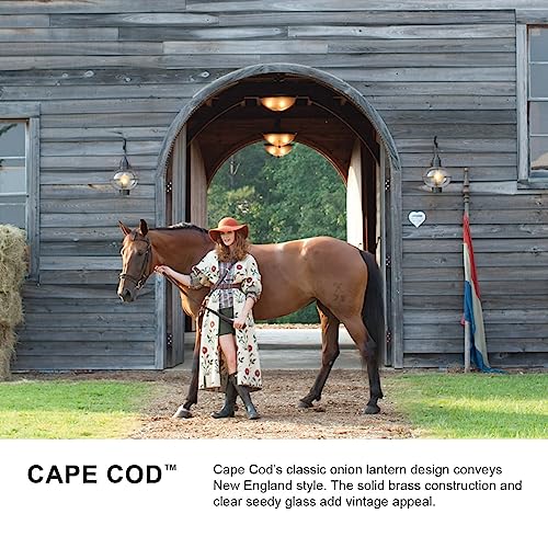 Hinkley Rustic Four Light Post Top/Pier Mount Cape Cod Collection Sienna Bronze