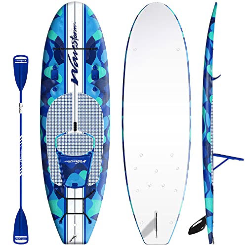WAVESTORM 9ft6 SUP Kayak Hybrid Stand Up Paddleboard Foam Soft Top Blue