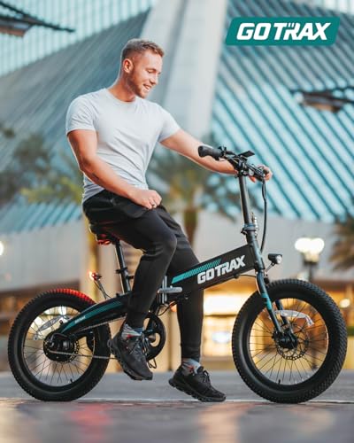 Gotrax R1 20" Folding Electric Bike 40 Miles Range 48V 350W White