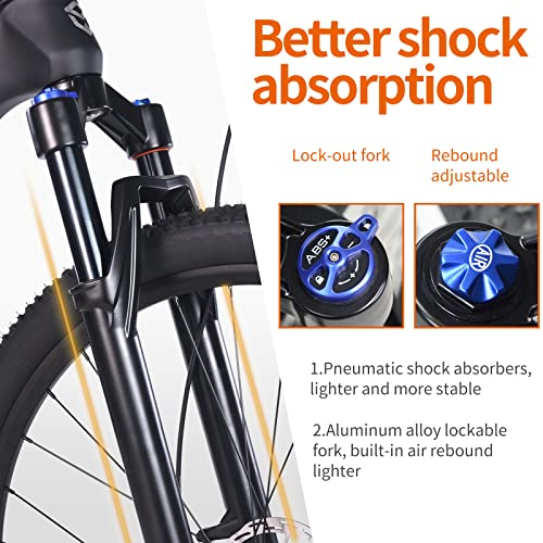 SAVADECK Carbon Fiber Mountain Bike Black