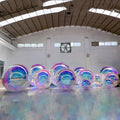 YBZCHLM Giant Inflatable Mirror Ball Set with Air Pump Iridescent 12pcs