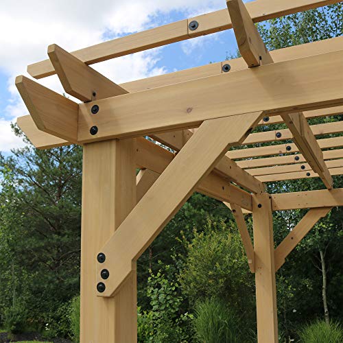 Yardistry 10' x 12' Pergola Brown