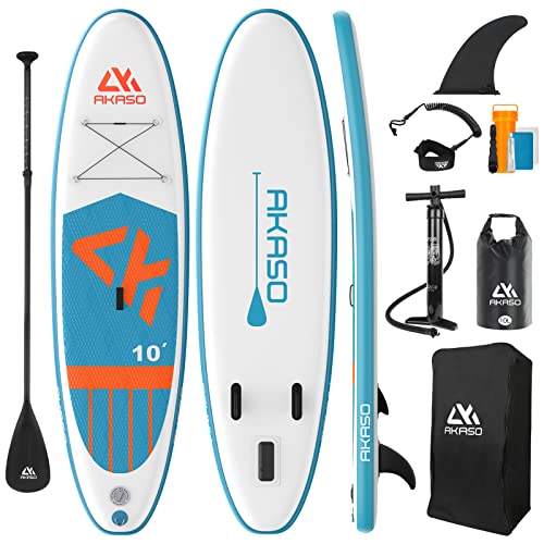 AKASO Inflatable Stand-Up Paddleboard Green