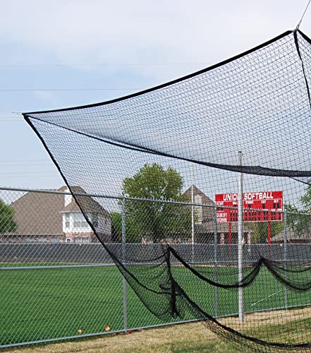 Gared 3/4" Square Mesh Net for 12' Multi Sport Cage Black