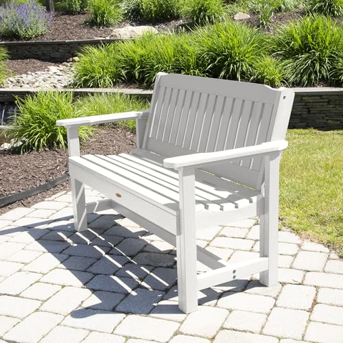 Sequoia Professional Commercial Grade Exeter 4 Foot Garden Bench White