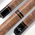 Meucci Pool Cue - All Natural Wood with Rainbow Stain