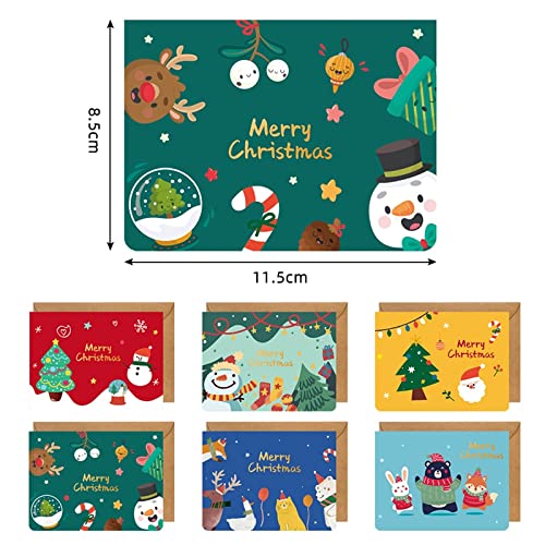 Setbian Handmade Children's Christmas & New Year Cards 2021