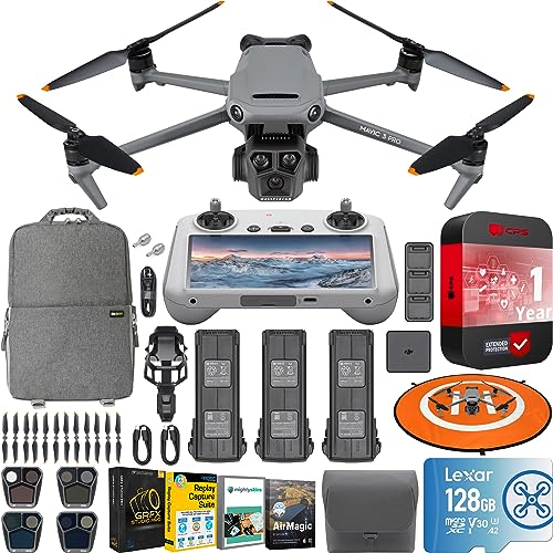DJI Mavic 3 Pro Drone Fly More Combo Black