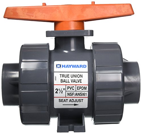Hayward 2.5-Inch PVC Ball Valve EPDM Seals Socket End