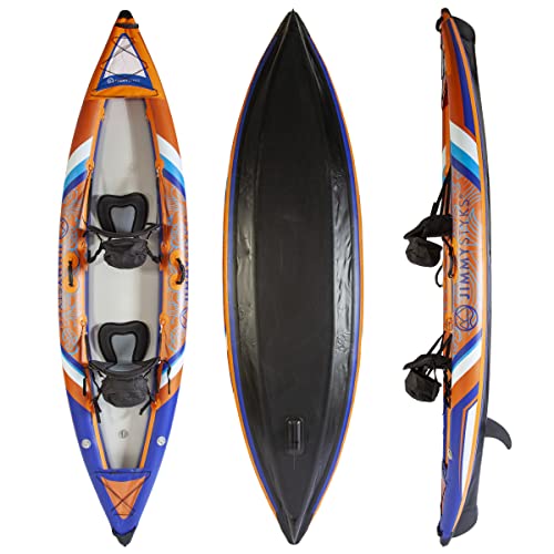 Jimmy Styks Nomad II 2-Person Hybrid Kayak Orange/Blue