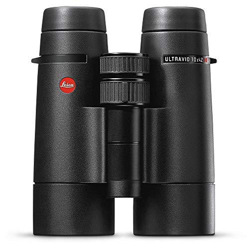 Leica 10x42 Ultravid HD-Plus Binoculars Black with Backpack, Monopod, Cleaning Set, Cap Keepers, Neck Strap