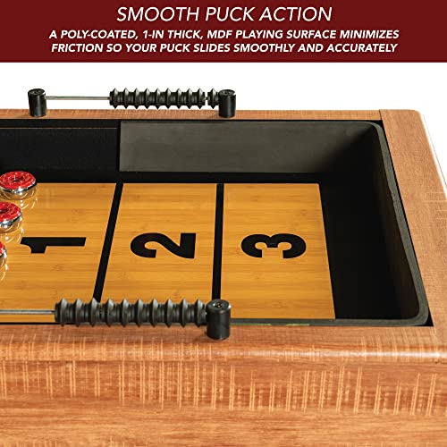 Hathaway Daulton 9-ft Shuffleboard Table White Oak Finish